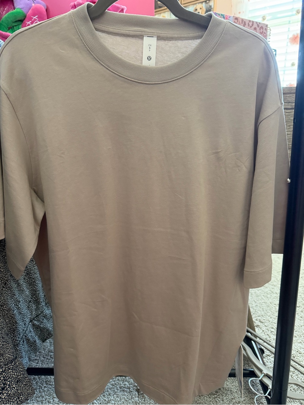 lululemon Heavyweight Cotton Oversized T-Shirt Down Size S NWT - Picture 3 of 6